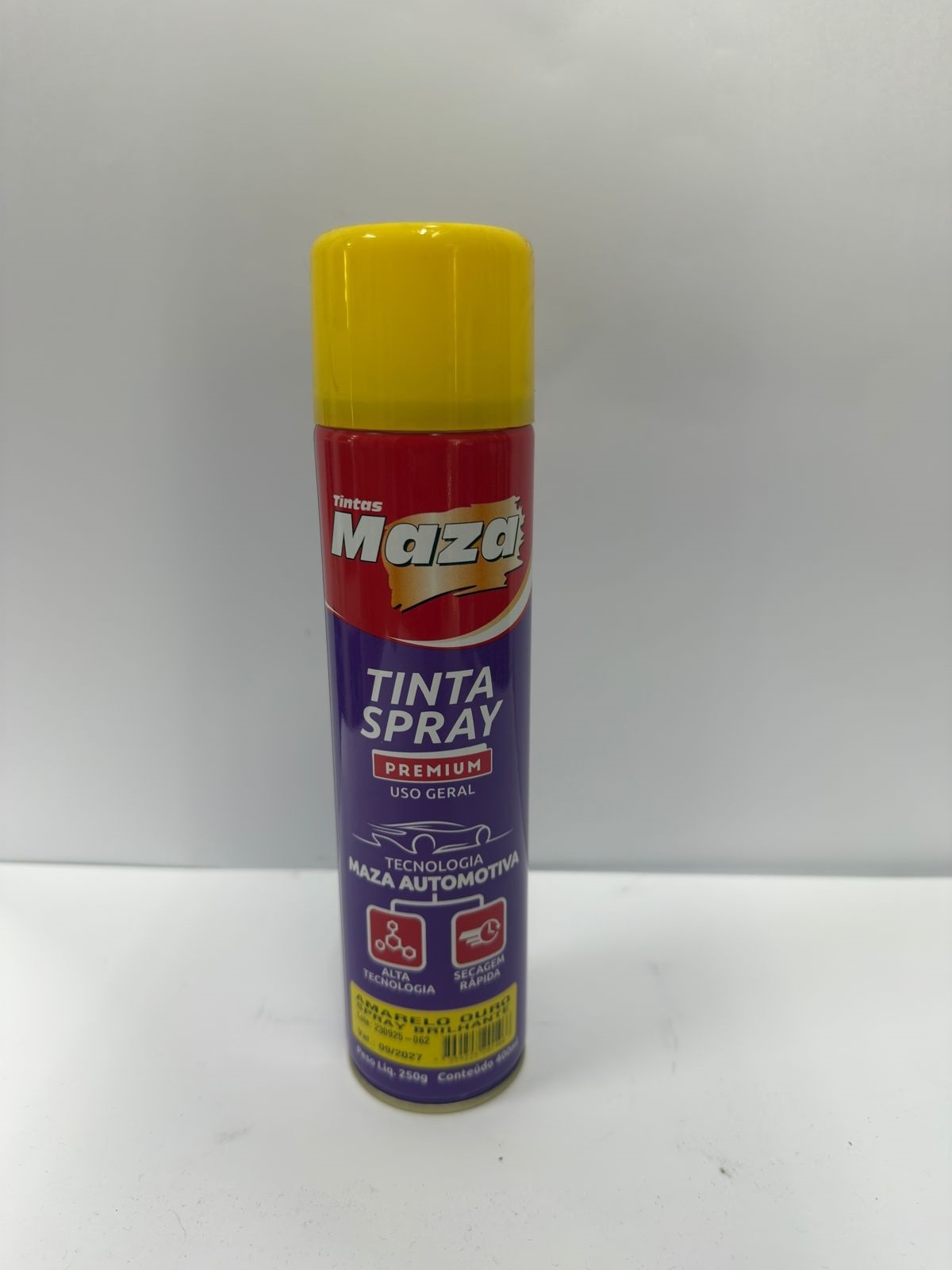 MAZA SPRAY AMARELO OURO BR 400ML